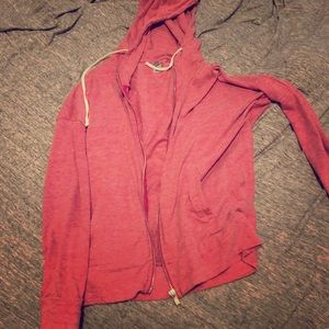Alternative Apparel size small pink zip up jacket